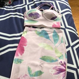 NWT Boohoo two piece set
